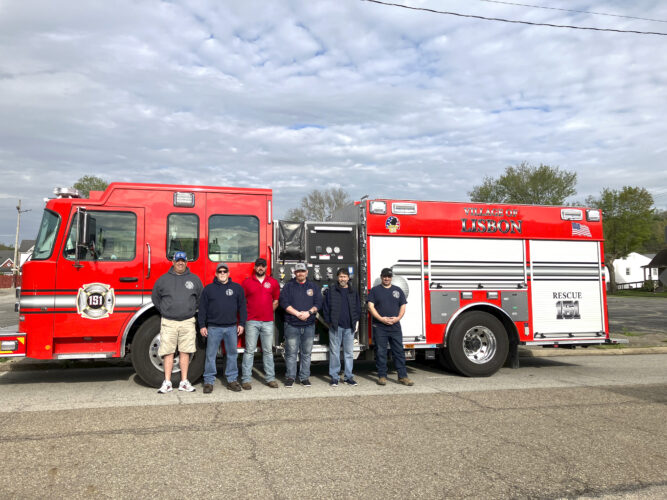 Lisbon VFD unveils new fire truck